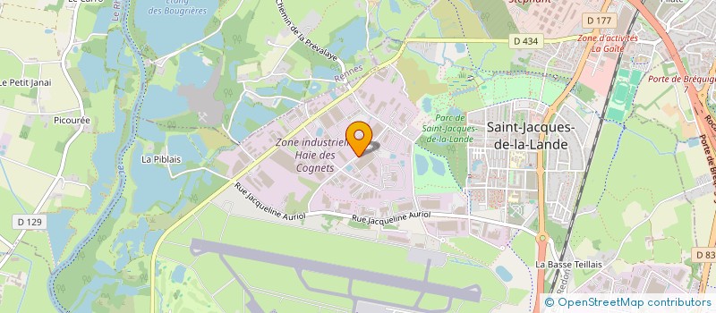 localisation de l'entreprise VALODIS à SAINT-JACQUES-DE-LA-LANDE