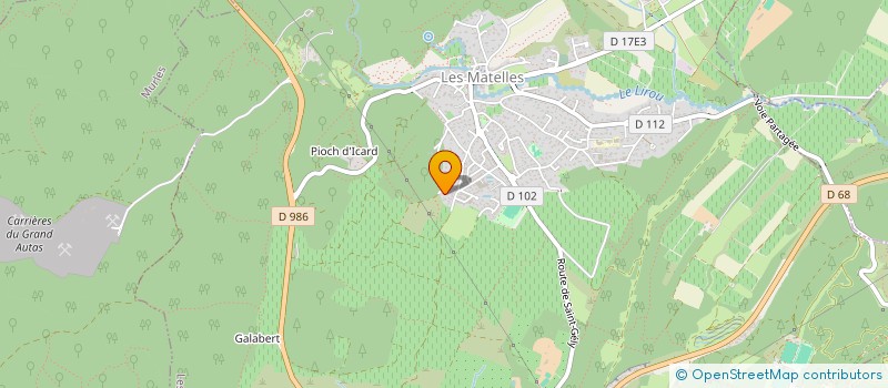 localisation de l'entreprise VALOE  LES MATELLES