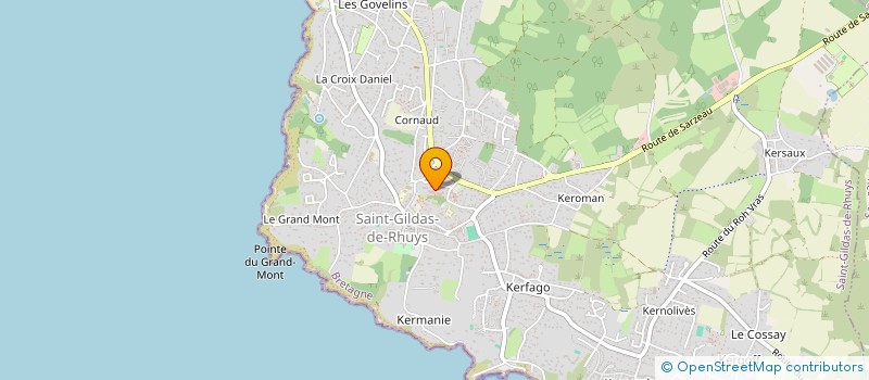 localisation de l'entreprise VALOFLEX  SAINT-GILDAS-DE-RHUYS