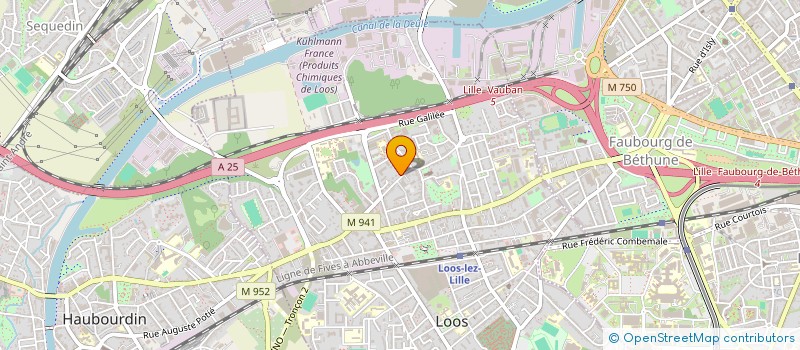 localisation de l'entreprise VALOGERE  LOOS