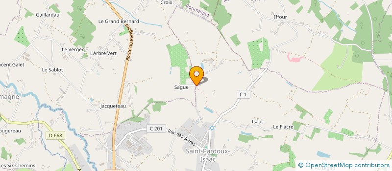 localisation de l'entreprise VALOGNES MENUISERIE  SAINT-PARDOUX-ISAAC