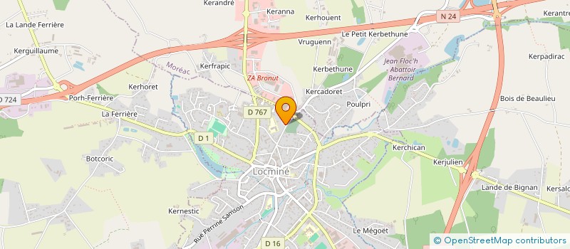 localisation de l'entreprise VALOGRAIN  SAINT-AVE