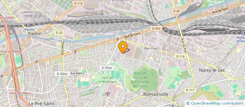 localisation de l'entreprise VALOIS à ROMAINVILLE