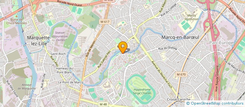 localisation de l'entreprise VALOIS CABINET CONSULTING à MARCQ EN BAROEUL