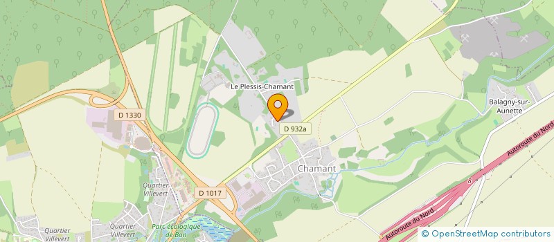 localisation de l'entreprise VALOIS CONSEIL à SENLIS