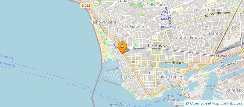 localisation de l'entreprise VALOIS INVESTISSEMENT  LE HAVRE