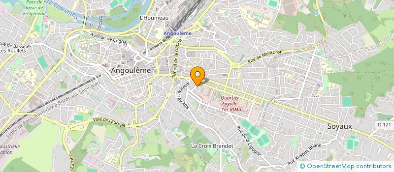 localisation de l'entreprise VALOIS PATRIMOINE CONSEIL à ANGOULEME