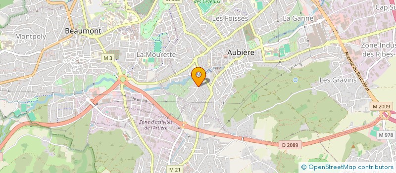 localisation de l'entreprise VALOLI  AUBIERE