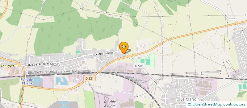 localisation de l'entreprise VALOLIGNUM ENVIRONNEMENT  ALIZAY