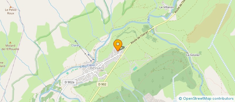 localisation de l'entreprise VALOMA  BONNEVAL-SUR-ARC