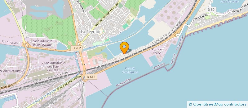 localisation de l'entreprise VALOMA à FRONTIGNAN