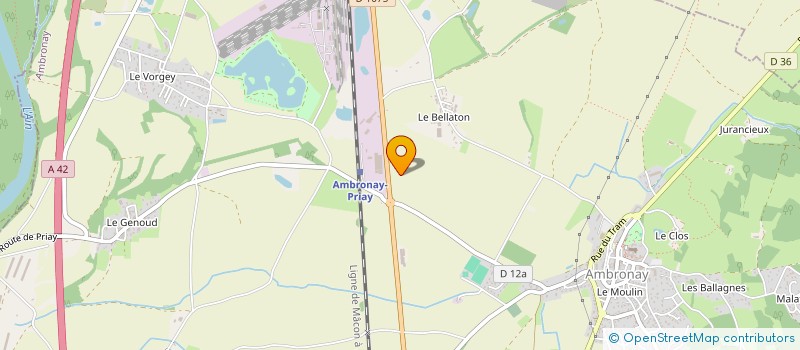 localisation de l'entreprise VALOMET RECYCLAGE  AMBRONAY