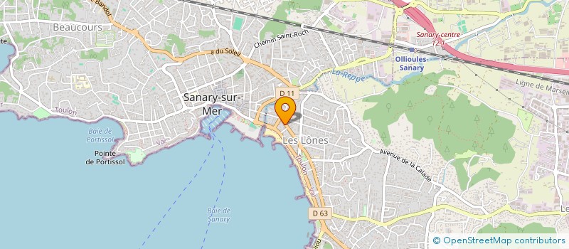 localisation de l'entreprise VALONA à SIX-FOURS-LES-PLAGES