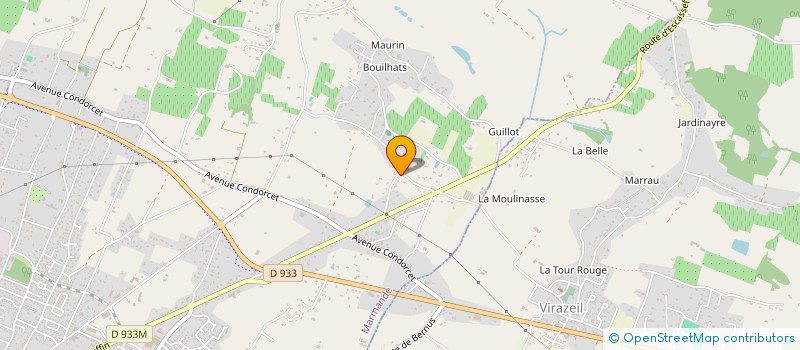 localisation de l'entreprise VALONA  MARMANDE