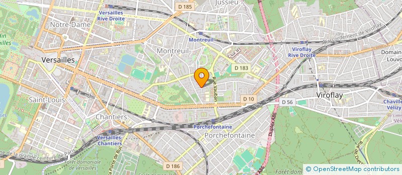 localisation de l'entreprise VALONDRES à VERSAILLES