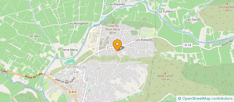 localisation de l'entreprise VALONGO  PIERREFEU-DU-VAR