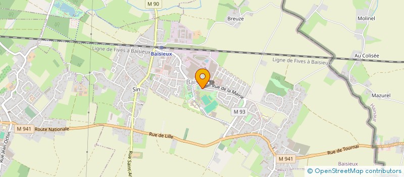 localisation de l'entreprise VALOOPS à LA MADELEINE