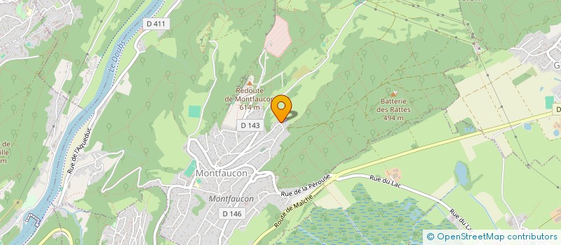 localisation de l'entreprise VALOPHEE  MONTFAUCON