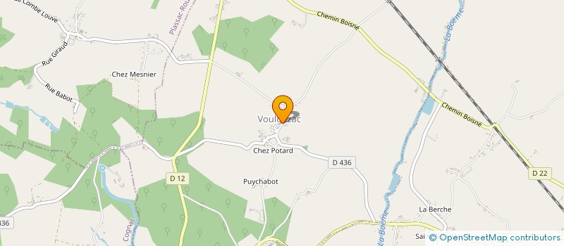 localisation de l'entreprise VALOPHI à CHADURIE