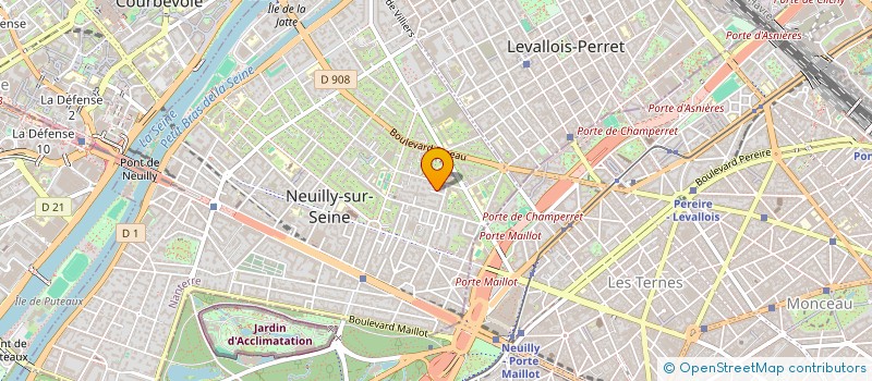 localisation de l'entreprise VALOPIERRE à NEUILLY-SUR-SEINE