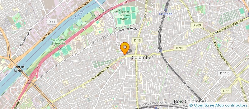 localisation de l'entreprise VALOPTIM à COLOMBES