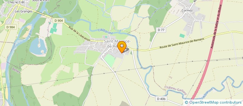 localisation de l'entreprise VALOR  SAINT-MAURICE-DE-REMENS