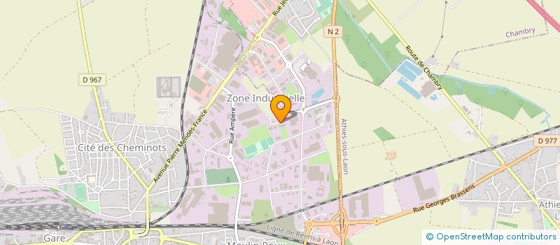 localisation de l'entreprise VALOR AISNE SYNDICAT DEPARTEMENTAL DE TRAITEMENT DES DECHETS MENAGERS DE L AISNE à LAON