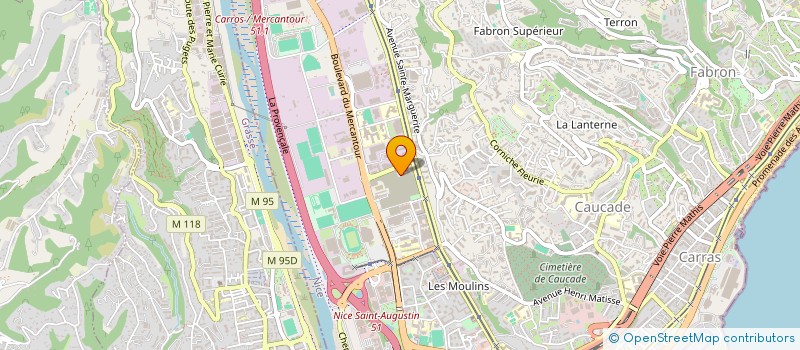 localisation de l'entreprise VALOR ALPHA à NICE