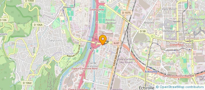 localisation de l'entreprise VALOR CONCEPT à SAINT-MARTIN-D'HERES