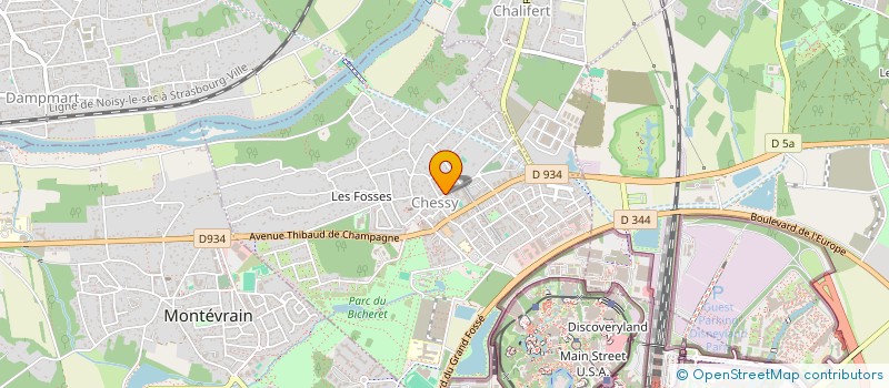 localisation de l'entreprise VALOR IMMO  CHESSY