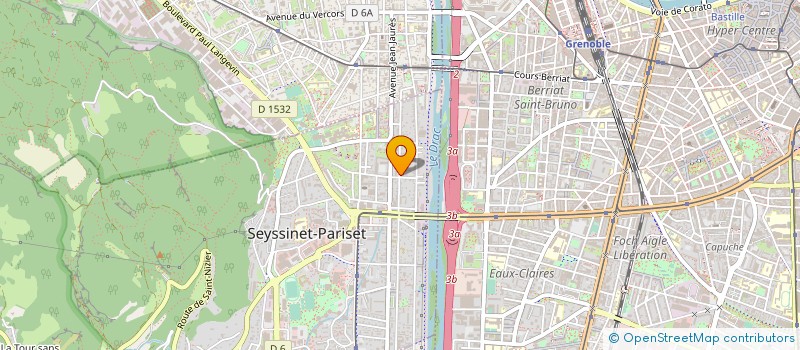 localisation de l'entreprise VALORA CONSEIL à SEYSSINET-PARISET