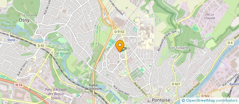 localisation de l'entreprise VALORA TECH  PONTOISE