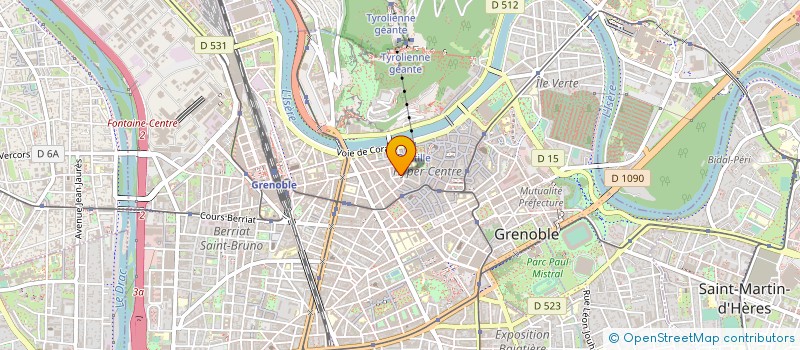 localisation de l'entreprise VALORALP à VOIRON