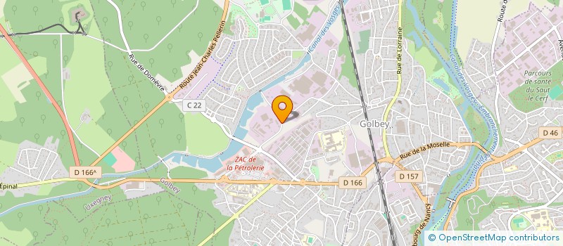 localisation de l'entreprise VALORCAM à GOLBEY