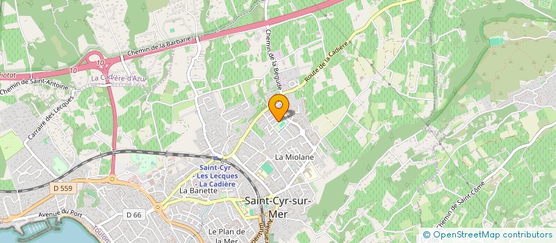 localisation de l'entreprise VALORCITIM à SAINT-CYR-SUR-MER