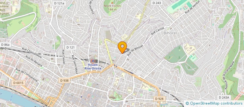 localisation de l'entreprise VALOREG à ROUEN