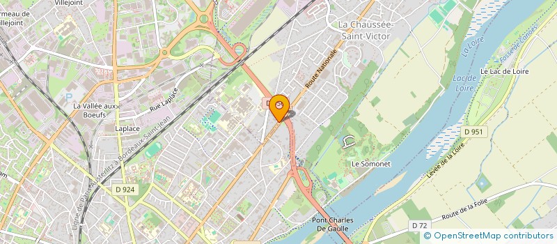 localisation de l'entreprise VALOREIM CONSEIL  LA CHAUSSEE SAINT VICTOR