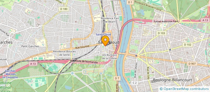 localisation de l'entreprise VALORES CONSEIL  SAINT-CLOUD