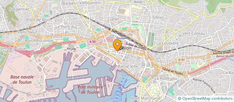 localisation de l'entreprise VALORES FRANCE à TOULON