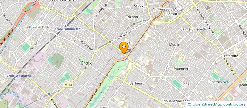 localisation de l'entreprise VALOREST  ROUBAIX