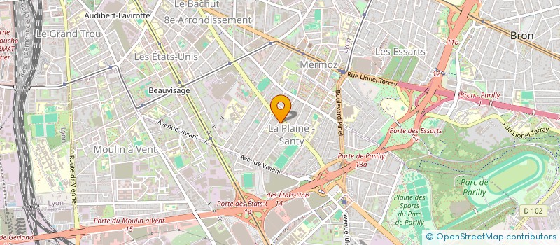 localisation de l'entreprise VALORGANIQUE  LYON