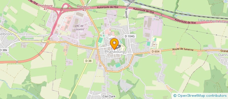 localisation de l'entreprise VALORGIE (SOCIETE EN LIQUIDATION)  PHALSBOURG