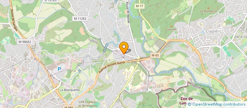 localisation de l'entreprise VALORHIZ à MONTPELLIER