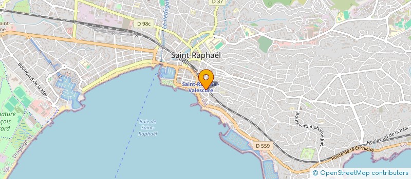 localisation de l'entreprise VALORIA OLLIOULES 1  SAINT-RAPHAEL