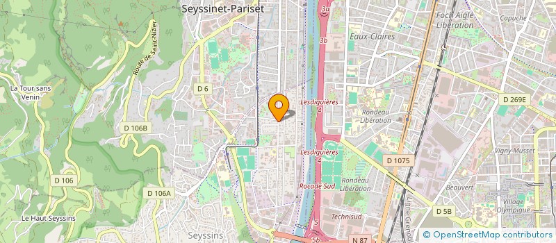 localisation de l'entreprise VALORIA SECRETARIAT SERVICE à SEYSSINS