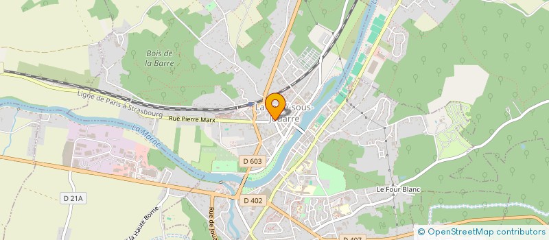 localisation de l'entreprise VALORIANCE à LA FERTE-SOUS-JOUARRE