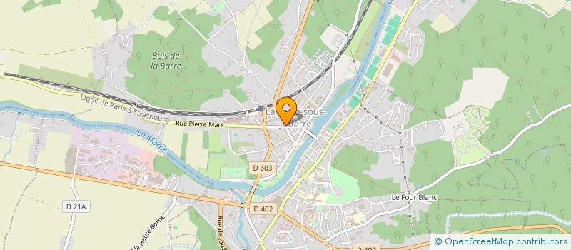 localisation de l'entreprise VALORIANCE GESTION à LA FERTE-SOUS-JOUARRE