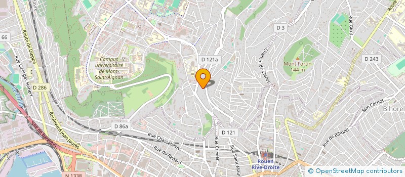 localisation de l'entreprise VALORIC à MONT-SAINT-AIGNAN