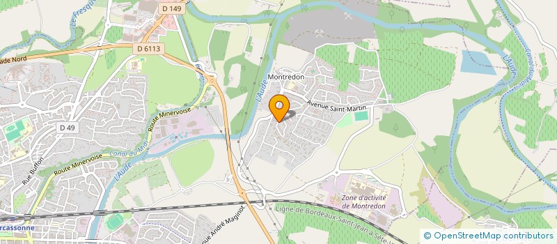 localisation de l'entreprise VALORIDEC BTP  CARCASSONNE