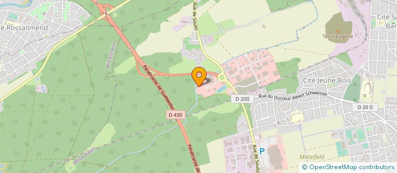 localisation de l'entreprise VALORIMAT  BARTENHEIM